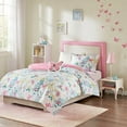 thumbnail image 1 of BUTTERFLY PINK AND WHITE BEDDING SET, 1 of 8