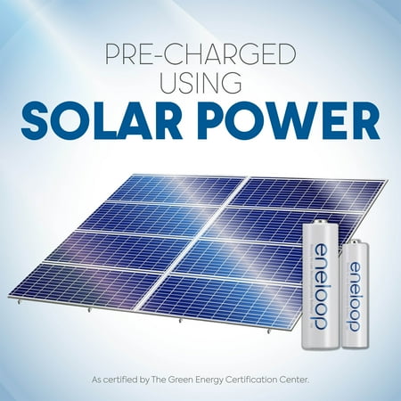 Panasonic - eneloop Rechargeable AA Batteries (8-Pack)
