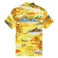 thumbnail image 2 of Boy Hawaiian Shirt Aloha Shirt Luau Shirt in Sunset Yellow 4, 2 of 2