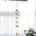 thumbnail image 3 of Wind Chime Pendant Clear Voice Exquisite Sturdy Vintage Decorative Multi-layer Blessing Wind Chime Home Decor-L,Bronze, 3 of 8