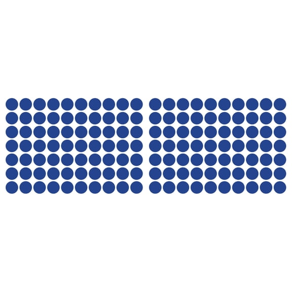 LiteMark 1 Inch Vinyl Dot Decals Durable for floors with heavy foot traffic - Pack of 140
