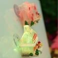 thumbnail image 6 of Mosey Led Luminous Mini Christmas House Snowman with Resin Sucker Hanging Xmas Decor, 6 of 7