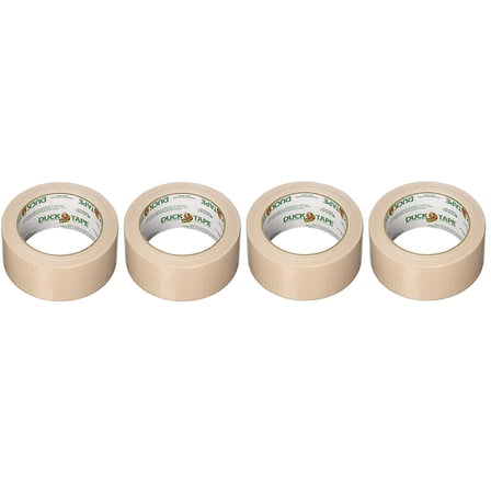 Duck 283264 1.88 X 20 Yards Beige Duck Tape F?ur Pa?k, Cookie Dough