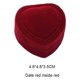 thumbnail image 2 of Sonducket Caja de almacenamiento para pendientes, anillos, orejas, gancho, vitrina, collar en forma de corazón, , cajas de transporte Ropa, zapatos y accesorios Miscelánea Rojo oscuro, 2 of 6