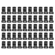thumbnail image 3 of 50 piezas de clips para postes de tienda de campaña, hebilla de extremo de cuerda elástica, abrazaderas en forma de G, ganchos para tienda de campaña 20 mm de espesor, 3 of 8