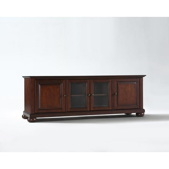 Crosley Furniture Alexandria 60" Low Profile TV Stand in Vintage Mahogany