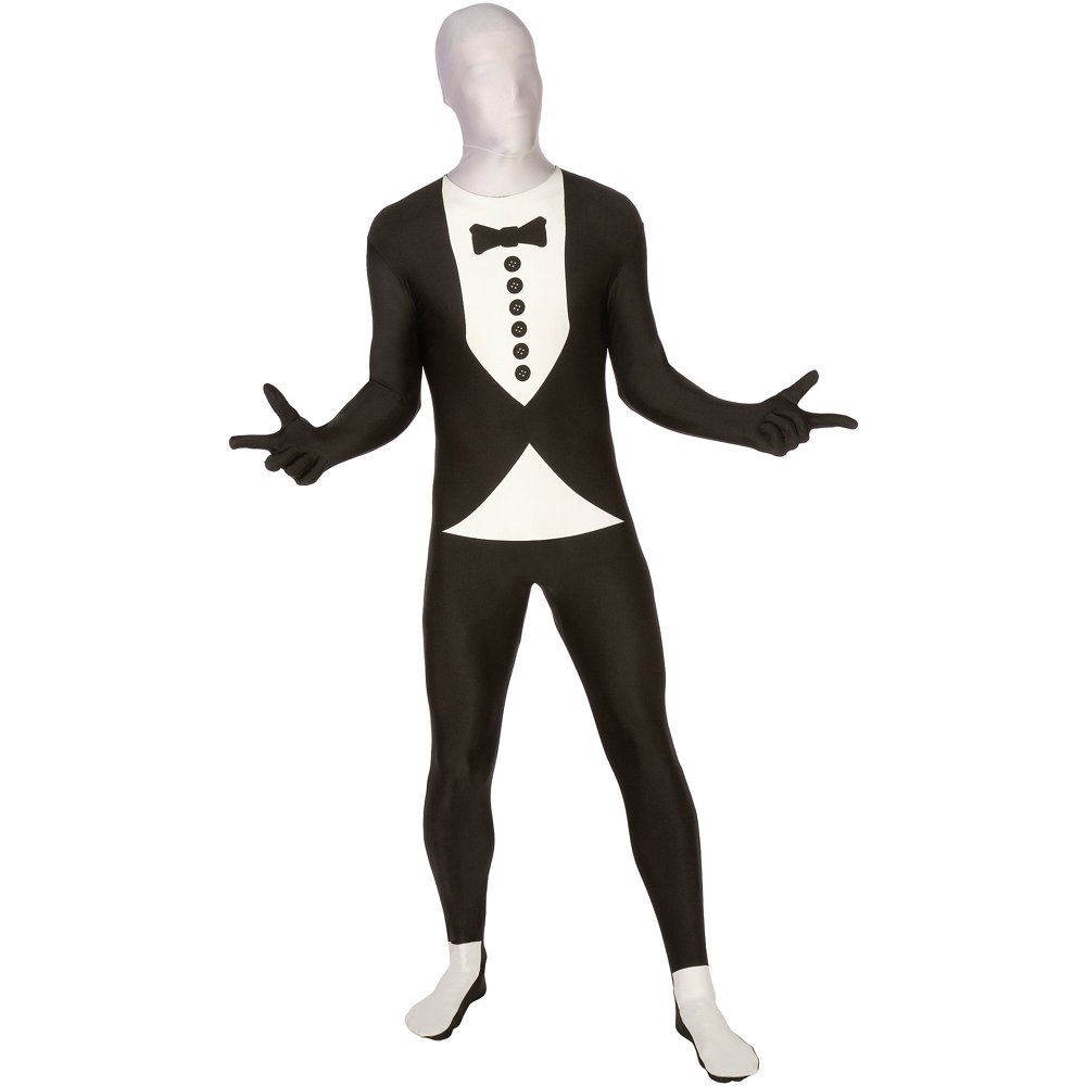 Men Tuxedo Bodysuit Medium Halloween Dress Up / Role Play Costume