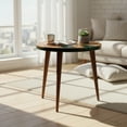 thumbnail image 7 of Ultimate Premium Products 20" Resin Walnut Round Side Table Green River, 7 of 7