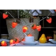 thumbnail image 2 of 20led Fruit Strawberry String Lights Lámpara de iluminación interior y exterior alimentada por batería para bodas, hogar, cumpleaños, jardín, patio, decoraciones para fiestas, 2 of 5