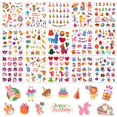 thumbnail image 1 of Pegatinas Dcuminkel Glittery Birthday para niños, más de 300 unidades, 15 hojas, 1 of 6