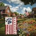 thumbnail image 6 of Patriotic 4th of July Garden Flag 4th of July Dog Cat Paw Print Patriotic Small Decorative Garden Flag Stars and Stripes Double Sided USA Flag Independence Day Yard Outdoor Decorations, 6 of 6