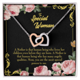 thumbnail image 2 of To Mom Mother is Human Inseparable Necklace, 2 of 7