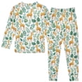 thumbnail image 3 of Boys Pajamas Girls Pajama Cute Giraffe Cute Comfortable Cotton Two-piece Pajama Set, 3 of 7