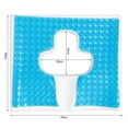 thumbnail image 3 of Cojines antiescaras, respira libremente Material de fibra Cojines para escaras Apertura Almohadilla de diseño de pendiente triangular Cama de enfermería en forma de T, 3 of 5