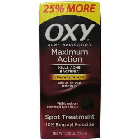 medication oxy acne maximum treatment oz spot action pack