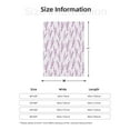 thumbnail image 5 of Rateoe Lavender Flowers Pattern Flannel Throw Blanket, Ultra-soft Blanket for Bed, Couch, Car, Hypoallergenic Anti-pilling blanket-80"x60"(Vertical), 5 of 6