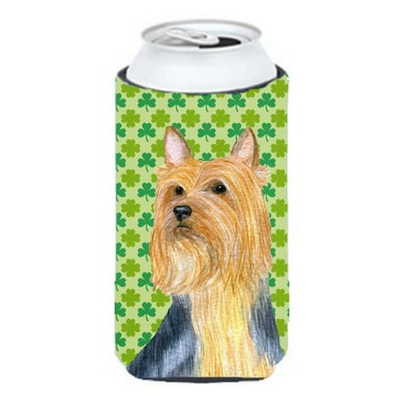 

Carolines Treasures LH9181TBC Silky Terrier St. Patricks Day Shamrock Portrait Tall Boy bottle sleeve Hugger