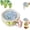Blue, variant on 2 in 1 Fruit Strainer Container with Lid,Fruit Drainer Container,Multipurpose Drain Basket with Foldable Handle,Large Capacity Draining&Preservation Container for Fridge Kitchen Counter (Blue)