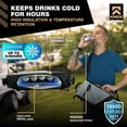 thumbnail image 6 of KNOX Golf Cooler Bag, Dedicated Ice Pack Pocket with XL-Storage Capacity, Keeps Drinks Cold Up To 8-Hours, Waterproof & Leakproof Golf Bag Cooler Design, Insulated Golf Cooler Sleeve, 8-Can Capacity, 6 of 7