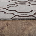 thumbnail image 6 of Rugsotic Carpets Hand Tufted Wool Eco-Friendly 4'x6' Area Rugs Rectangle Beige Brown Geometric Modern High Pile Thick Handmade Anti Skid Indoor Rug for Living Room, Bedroom K09014, 6 of 8