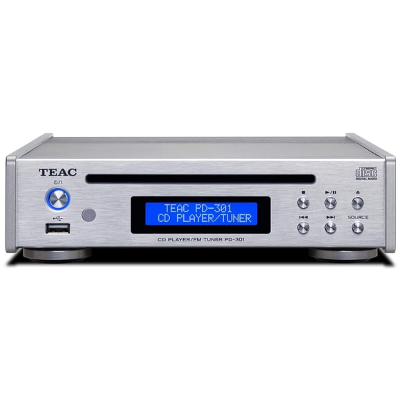 Reproductor de CD Teac PD-301-X USB sintonizador FM slot-in plateado
