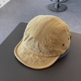 thumbnail image 5 of Ceisia Men 5 Panel Short Brim Outdoor Cap Lightweight Breathable Sports Sun Baseball Hat Khaki Free Size Gift, 5 of 9