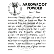 Arrowroot Powder 4 Ounces (1/4 Pound)