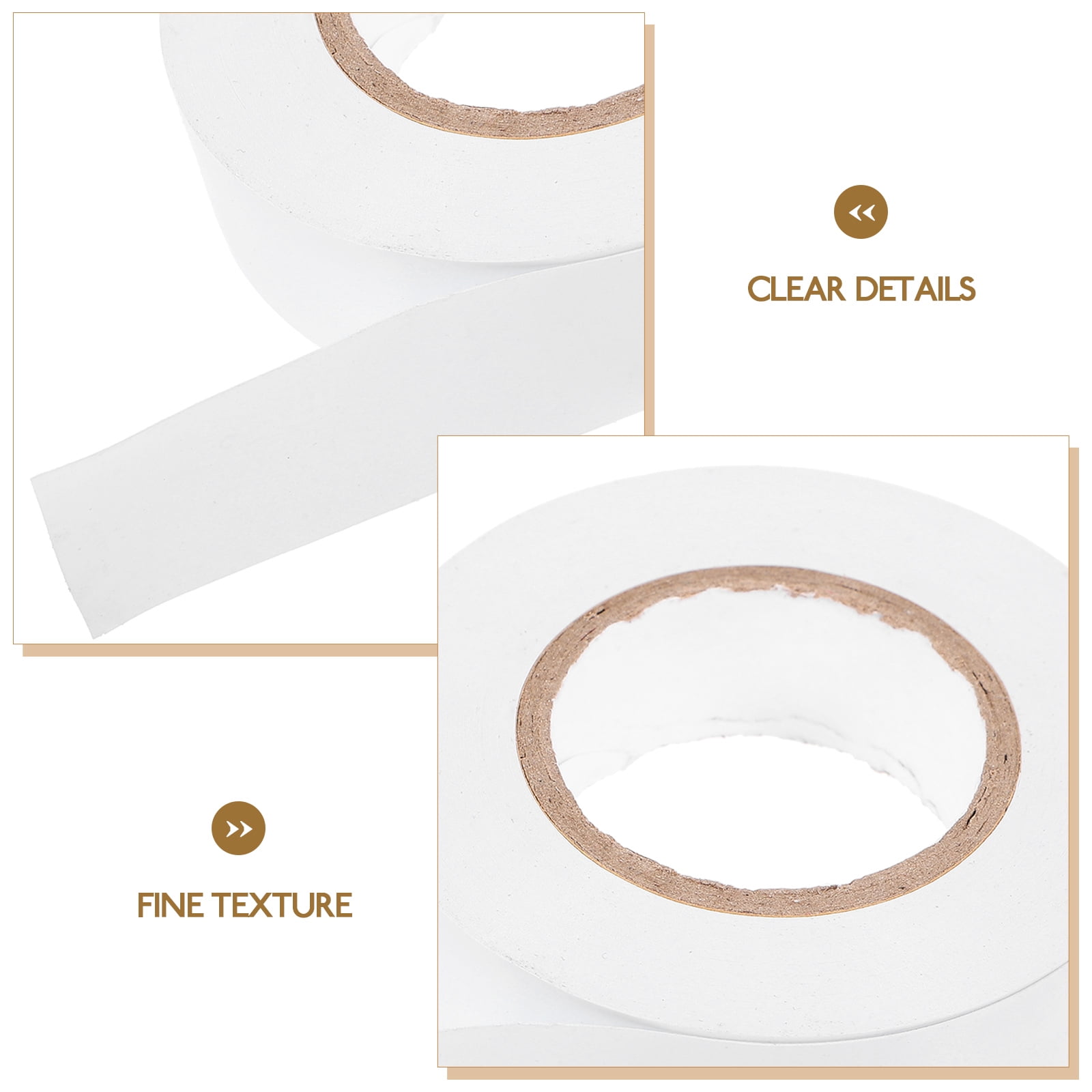UPOUART High Temp Electrical Tape White PVC for Indoor and Outdoor Use 10Pcs