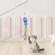 thumbnail image 3 of Gato varita juguete gato rascarse entrenamiento ejercicio interactivo varilla juguete Azul Zulema Juguetes de varitas para gatos, 3 of 8