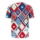 thumbnail image 4 of Tops para hombre, blusas y camisas de manga corta con cuello redondo para hombre, jersey informal con cuello redondo estampado para hombre, pantalones cortos deportivos para fitness, blusa de poliéste, 4 of 5