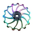 thumbnail image 3 of Thinsony Road Bikes Ceramic Pulley Rear Derailleur 15T Guide Bearing  for Jockey Wheel Colorful Colorful Diameter 58mm, 3 of 6