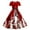 1-White, variant on TJAZFJPA Summer Wedding Guest Dresses for Women Women Christmas Print Short Sleeve 1950S Housewife Evening Party Prom Dress Sweetheart Neckline Dress Plus Size Sun Dress