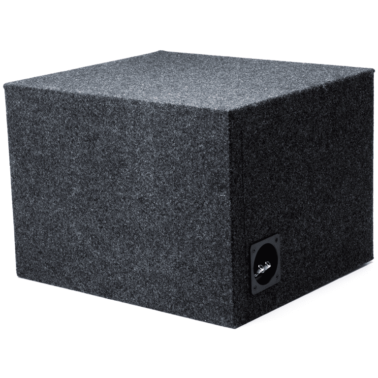 Car Audio Single 12 Speaker Vented Subwoofer Stereo Sub Box Ported  Enclosure 