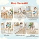 thumbnail image 5 of Costway Trona Convertible 6 en 1 para Bebés Silla Alta de Comer Infantil con Bandeja Desmontable Arnés Cojín PU para Niños de 6-36 Meses Blanco, 5 of 10