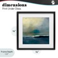 thumbnail image 4 of Stupell Industries Contemporary Channeling Calm Horizon Black Framed Print Under Glass, 16 x 16, by Patrick Dennis, 4 of 8