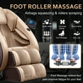 thumbnail image 2 of BILITOK Massage Chair with Zero Gravity Heating and Bluetooth Functions Easy to Use at Home (Brown), 2 of 7