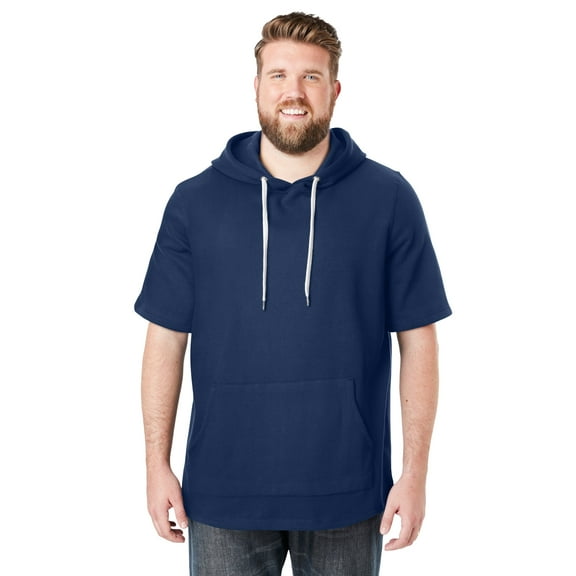Liberty Blues Men's Big & Tall  Short-Sleeve Hoodie