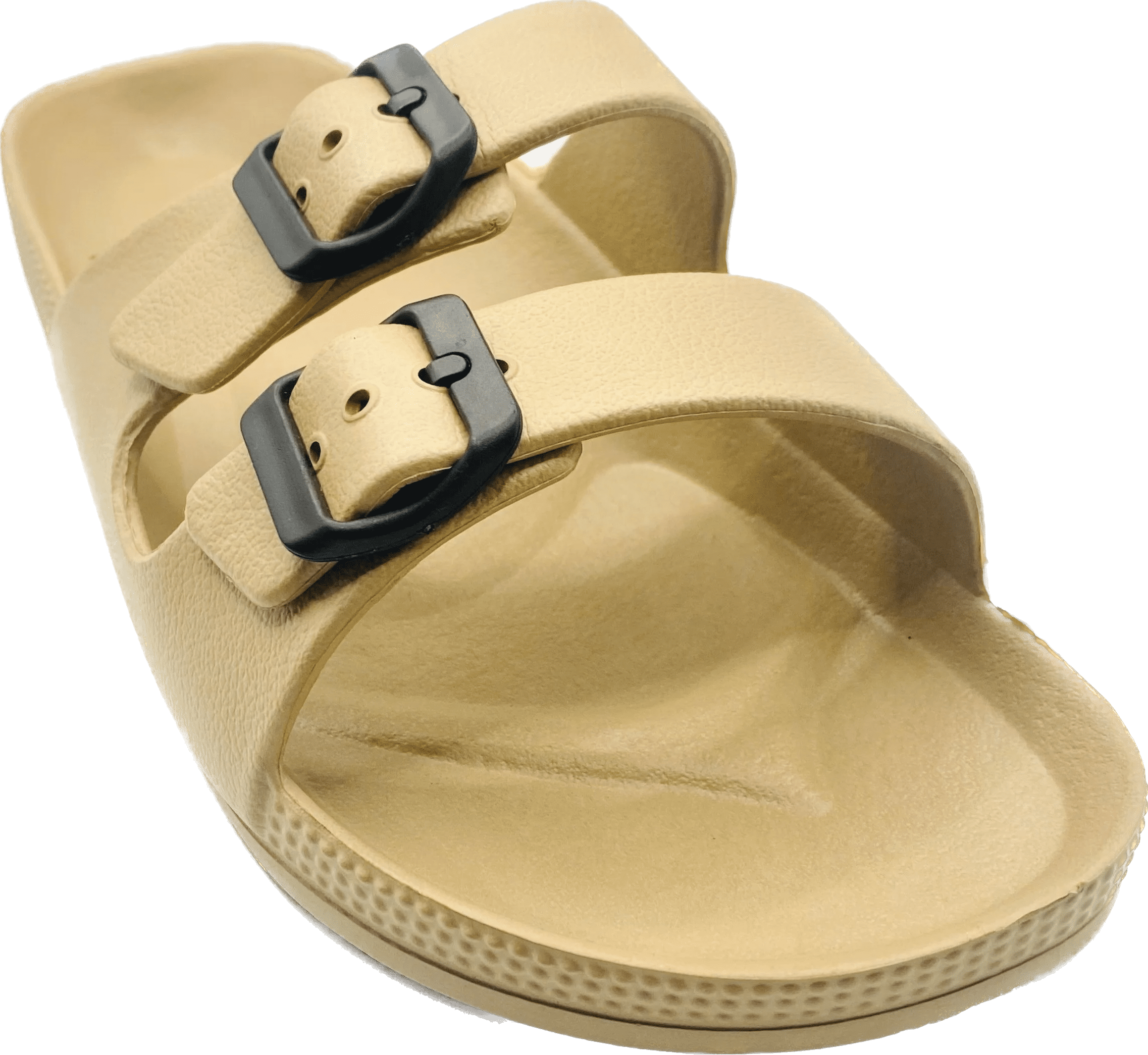 Naked Toes Men's Slide Two Buckle Sandal Adjustable Sports Shoes