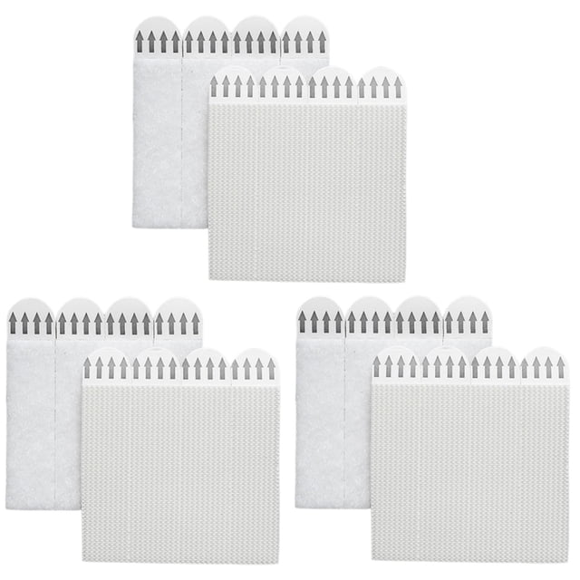 Rug Tape,12Pcs Non Slip Grippers for Rug,Double Sided Reusable Rug Stopper Keep Area Rugs Corners from Curling and Bunching,Washable Rug Pad Grippers for Hardwood Floors, Tile Floors(20*46mm)