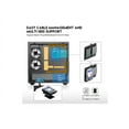 thumbnail image 5 of DIYPC ARGB-N6-BK Black Dual USB3.0/ 1 xType C Tempered Glass ATX Gaming Computer Case w/ Dual Tempered Glass Panel and 4 x ARGB PWM Fans (Pre-Installed). Support  BTF Back Plug MB, 5 of 12