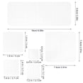 thumbnail image 2 of HEANUJJ 6Ud Bloques Acrílicos Rectangulares Transparentes Con Líneas Guía Para Sellos De Scrapbook, 2 of 7