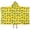 Tractor and Tractors, variant on Tractor and Tractors Yellow Pattern Teens Hooded Bath Towel Wrap for Ages 3 To 12,Quick Dry Lightweight Soft Microfiber Bath Beach Pool,50"x30"