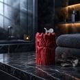 thumbnail image 6 of Aromatherapy Pillar Candles Halloween Scented Candle Cylinder Wax for Fall Decor Autumn Harvest Room Fragrance Gothic Party Tabletop Centerpiece Spooky Decorative Holiday，Red, 6 of 6