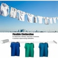thumbnail image 3 of Wall-Mounted Clothes Dryer With 5 Wires of 3.75 Meters Extendable Wall Drying Rack Laundry Drying Rack for Indoor and Outdoor Use, 3 of 4
