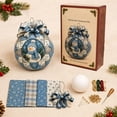 thumbnail image 6 of Clearance! Christmas Classics Patchwork Ornament DIY Kit for Adults & Beginner, Fabric Ornament Kit for Holiday Home Hanging Decorations, Christmas Gift (Snowman), 6 of 7