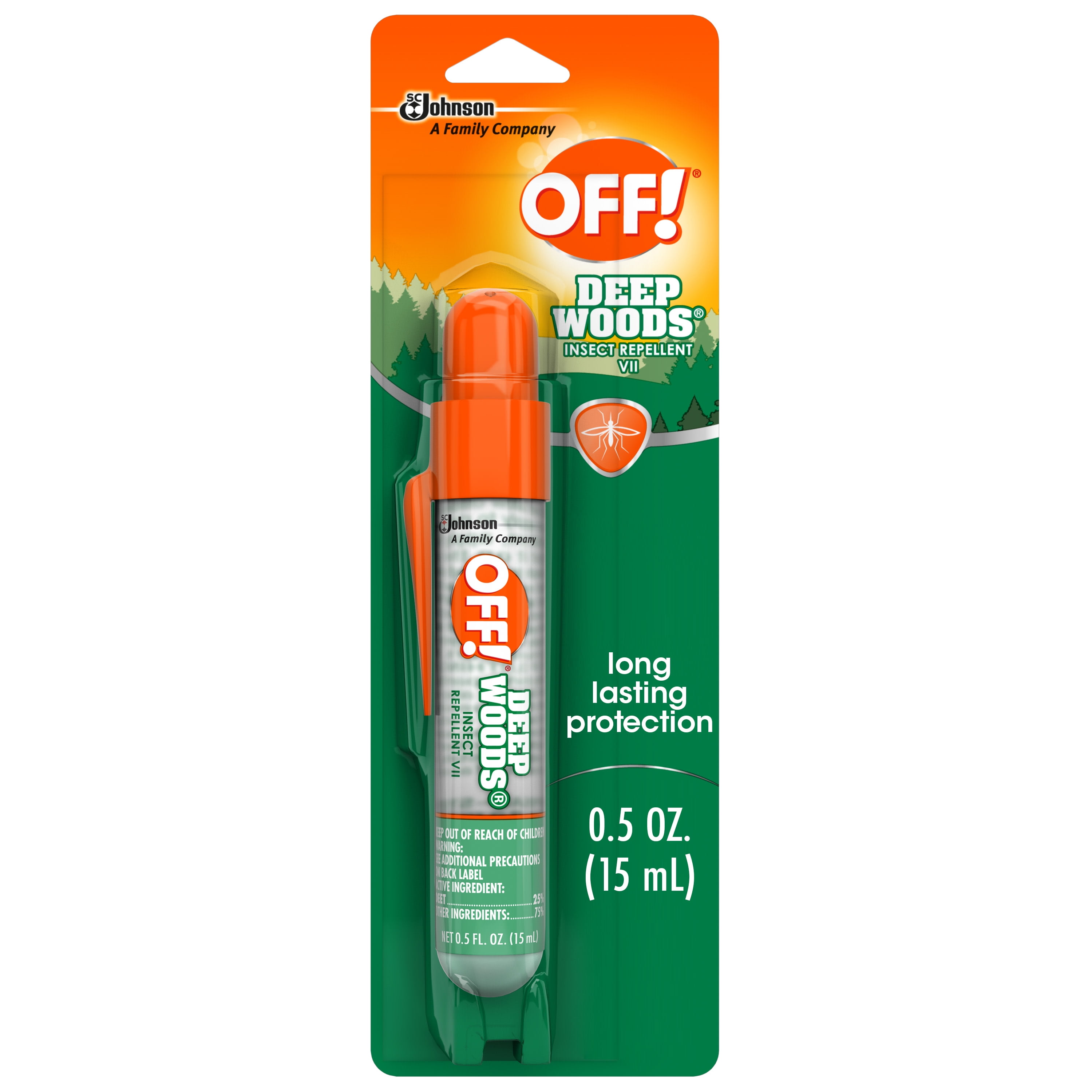 OFF! Deep Woods Insect Repellent VII, 0.5 oz