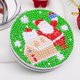thumbnail image 5 of Espejo Bolsillo Diamante Doble Cara Con Forma Especial Papá Noel Animal Navidad, 5 of 9