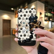 LYM-Phone Case For iphone 7/8/iphone SE 2020/SE2, Skin-friendly feel Back Cover Waterproof Simplicity Cartoon silicone Anti-knock protective case cute soft case Dirt-resistant
