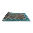 thumbnail image 2 of Ahgly Company Indoor Rectangle Persian Light Blue Traditional Area Rugs, 6' x 9', 2 of 4
