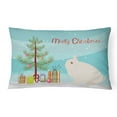 thumbnail image 1 of Carolines Treasures BB9331PW1216 Hermelin Rabbit Christmas Canvas Fabric Decorative Pillow, 1 of 3